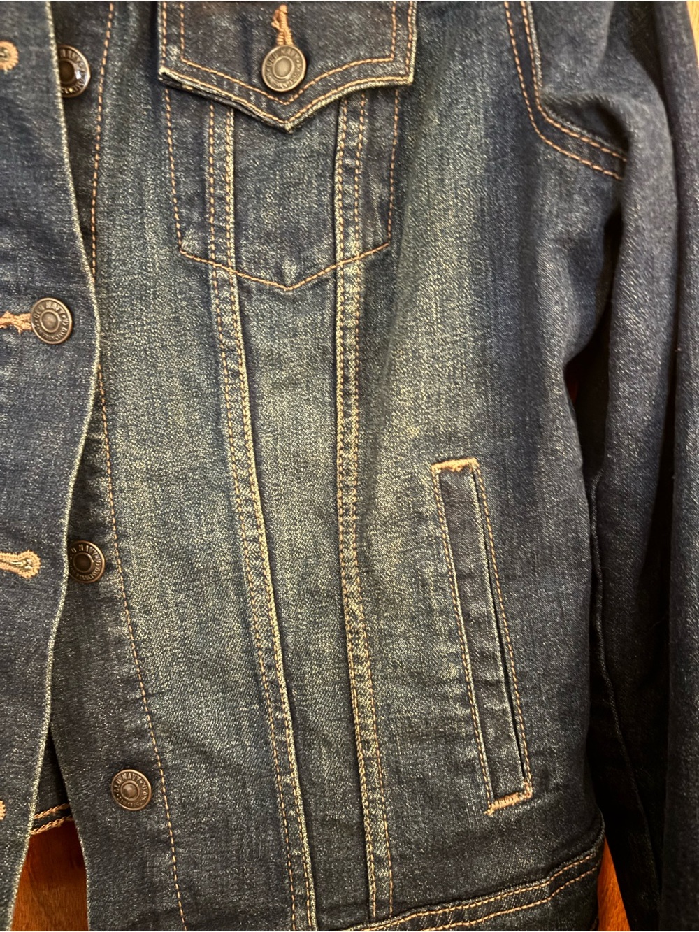 Vintage Old Navy Denim Jacket Size M - Picture 2 of 5